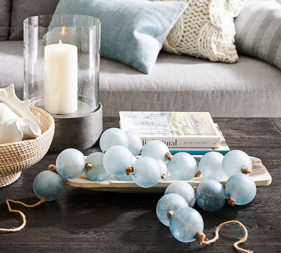 Sea Glass Beaded Rope Pottery Barn Australia